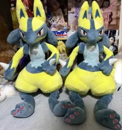 ポケットモンスター めちゃもふぐっとぬいぐるみ～黄色いルカリオ～ 2点セット