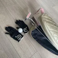 【女性用】ツルヤ Quincy レディース ゴルフクラブセット 3本　練習