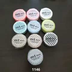 mt deco　 ドット柄　 マスキングテープ セットのサムネイル