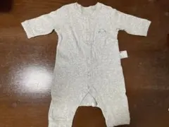 UNIQLOグレー 長袖ロンパース 70サイズ