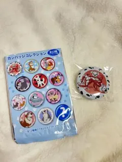 東京ディズニーリゾート カンバッジ ドッグ＆キャット 101匹わんちゃん