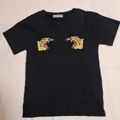 BEAMS HEART 虎刺繍 Tシャツ ブラック 130cm～のサムネイル
