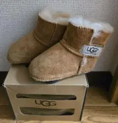 値下げ！美品 UGG ベビーシューズ ブラウン ベージュ 11cm