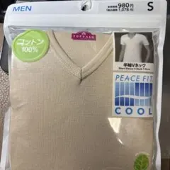 TOPVALU PEACE FIT COOL 半袖Vネック Tシャツ Sのサムネイル