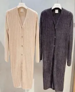 gelato pique ベージュ ロングカーディガン