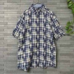 BURBERRY BLACKLABEL ボタンダウンシャツ 2 半袖 チェック柄