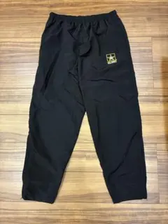 US ARMY トレーニングナイロンパンツ ブラック L
