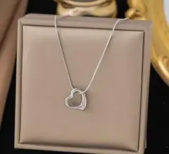 【新品】ハートネックレス シルバー ゴールド 選べるカラー レディース 韓国