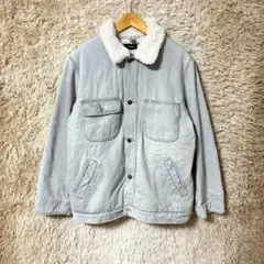 INHERIT ランチジャケット　デニムジャケット　ボア　メンズ　M