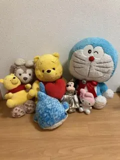 ドラえもん くまのプーさん ぬいぐるみセット
