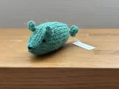 CINQサンク購入 SAKSUMI さんのネズミS グリーン ねずみ ぬいぐるみ