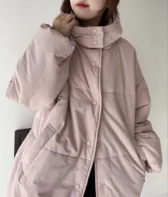 NICE CLAUP ミドルフェイクダウンジャケット