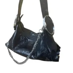 archive leather one shoulder bag