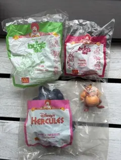 【未開封】バグズ・ライフとヘラクレス　マックハッピーセットおもちゃ