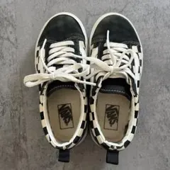 Vans チェッカーパターン スニーカー 20cm