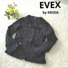 EVEX byKIRIZIA ブラックナイロンレディースジャケット