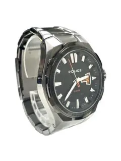 POLICE TIMEPIECES メンズ 腕時計 クォーツ デイト 動作未確認