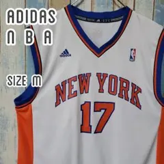 1611☆アディダス☆ＮＢＡニックス☆タンクトップ☆チームロゴプリント☆Ｍサイズのサムネイル