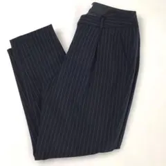 ナチュラルビューティー ストライプ柄 パンツ