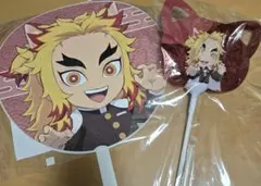鬼滅の刃 甘露寺蜜璃 ジャンボうちわ ナンジャタウン 新品未開封