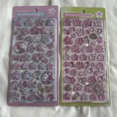 ボンボンドロップシール 和柄 桜 さくら 2点セット