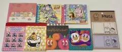 8点　メモ帳　ふせん　いろいろセット　ディズニー