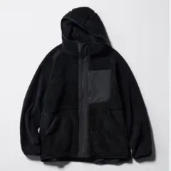 ユニクロ ホワイトマウンテニアリング ボアフリースジャケット ブラック Mサイズ