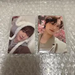 &TEAM EJ ウィジュ 雪明かりweverse ふわふわアニマル トレカ