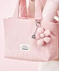 STARBUCKS ピンク トートバッグ　韓国　桜シリーズ　春