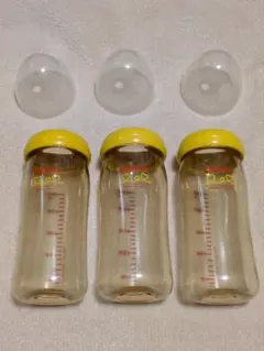 ピジョン　哺乳瓶　240ml×3本　ふたつき　プラスチック