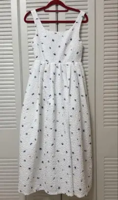 グレイル　花柄ジャガードフレアワンピース[gn389]