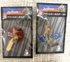 ズートピア　Happyくじ アクリルキーホルダー　ニック