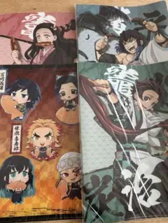 新品未使用⭐︎鬼滅の刃 クリアファイル 4枚セット