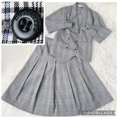 BURBERRYS セットアップ　ダブルジャケット　スカート　チェック　S M