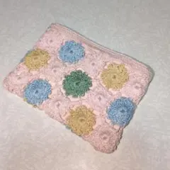✨美品✨Chikajima Lace 花モチーフポーチ