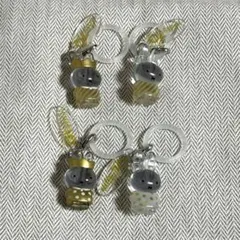 S*i様 ミッフィー70th めじるしアクセサリー　4点セット　ガチャガチャ