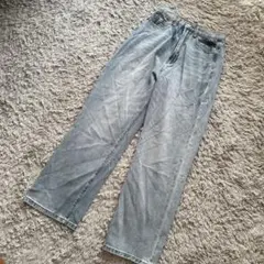 CLASSICAL ELF ゆったりハイウエストワイドストレートオーバーパンツM