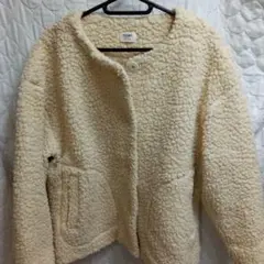 【美品】BEAMS ボアジャケット クリーム色