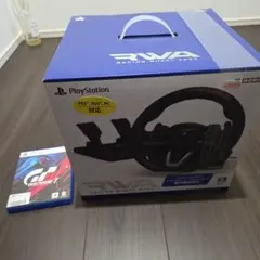 PS5　グランツーリスモ7　ソフト　ハンコン　ハンドルコントローラー　セット