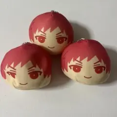 【3個セット】黒子のバスケおまんじゅうにぎにぎマスコット