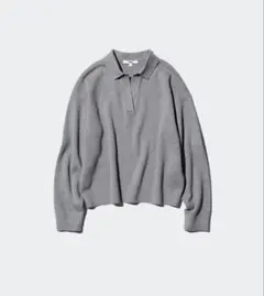 UNIQLO スムースコットンリラックスポロセーター