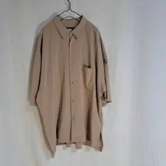 tai　JUNRed 半袖シャツ ベージュ ビッグシルエット Fのサムネイル