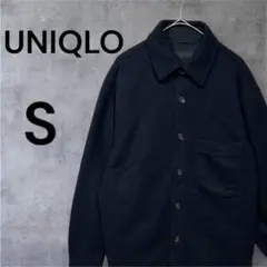 UNIQLO オーバーシャツジャケット　ネイビー