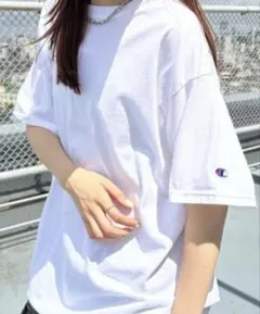 Champion 半袖Tシャツ ホワイト L