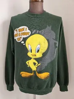90's Vintage【JERZEES】L アメリカ製 TWEETY