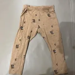 MONSIEUR MINI ベージュ チョコレートパターン ボトムス 1-2Y