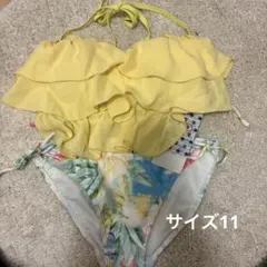 OP フリル付きイエロービキニ　11サイズのサムネイル