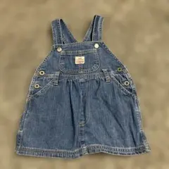 デニムサロペットジャンバースカート　90