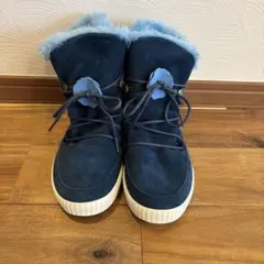 Onitsuka Tigerネイビー スエード ハイカットブーツ