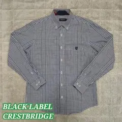 【美品】BLACK LABEL CRESTBRIDGE 長袖ギンガムチェック M